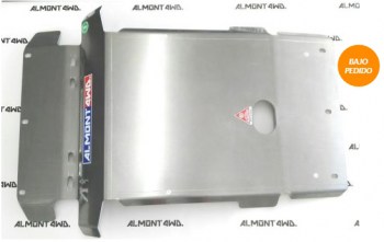 Protección frontal comp. ASFIR 8mm Toyota Land Cruiser 180-185